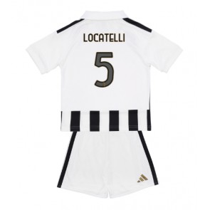 Juventus Manuel Locatelli #5 Hjemmebanetrøje Børn 2026-27 Kortærmet (+ Korte bukser)